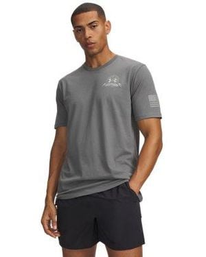 Under Armour Ua Freedom Military Snake Short Sleeve - Gray