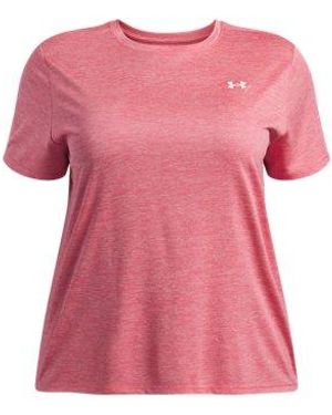 Under Armour Ua Tech Twist Short Sleeve - Pink