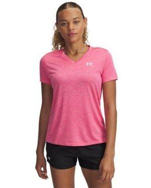 Under Armour Ua Tech Twist V-neck Short Sleeve - White