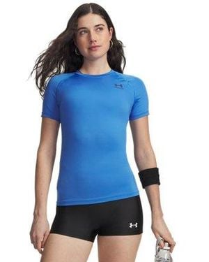 Under Armour Heatgear Compression Short Sleeve Mod - Blue