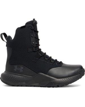 Under Armour Ua Stellar Zip Waterproof Tactical Boots - Black
