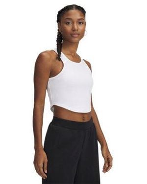 Under Armour Ua Rival Rib Tank - White