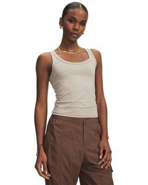 Under Armour Meridian Core Tank Stone Stone - White
