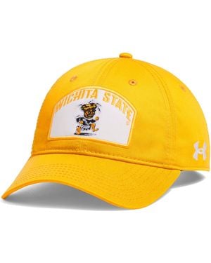 Under Armour Ua Washed Cotton Collegiate Adjustable Hat - Yellow