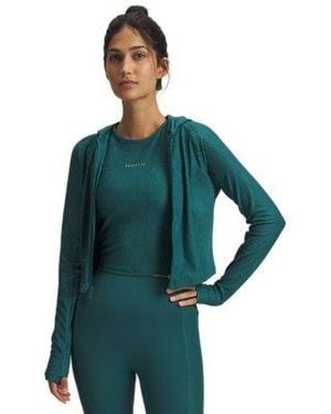 Under Armour Halo Jacq Rd Knit Jacket Rack Reflective - Green