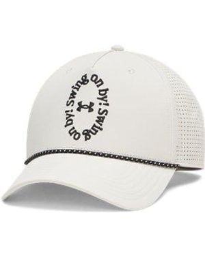 Under Armour Ua Essential Mid Trucker Hat - White