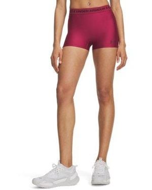 Under Armour Heatgear Shorty 3" Shorts Claret Ox Blood - Red