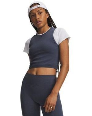 Under Armour Seamless Cotton Tank Downpour Academy - Blue