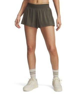 Under Armour Ua Courtside Crinkle 3" Shorts - Green