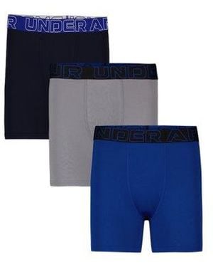 Under Armour Ua Performance Tech Boys' 4" Boxerjock - Blue