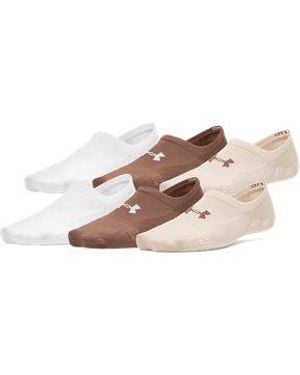 Under Armour Ua Vanish 6-pack Liner Socks - Pink