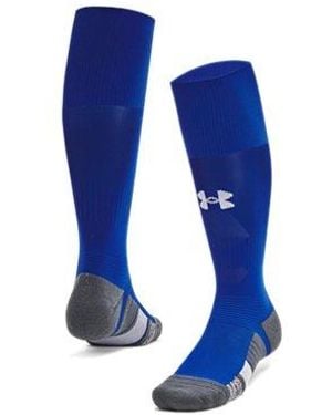 Under Armour Ua Magnetico Grip Over-the-calf Socks - Blue