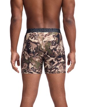 Under Armour Ua Performance Tech Printed 6" Boxerjock - Green
