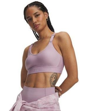 Under Armour Ua Infinity 2.0 Mid Sports Bra - Purple