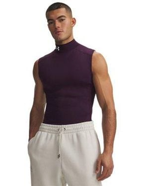 Under Armour Heatgear® Mock Sleeveless - Purple