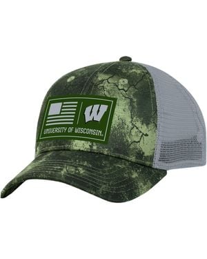 Under Armour Ua Blitzing Sideline Collegiate Trucker Snapback Hat - Green