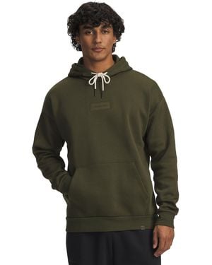 Under Armour Project Rock Icon Fleece Hoodie - Green