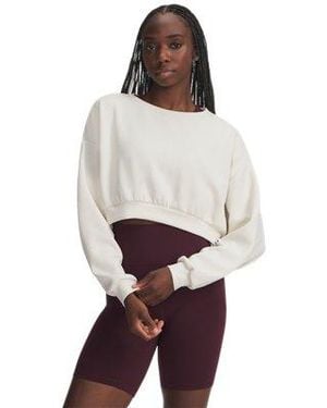Under Armour Ua Meridian Lounge Crop Crew - White