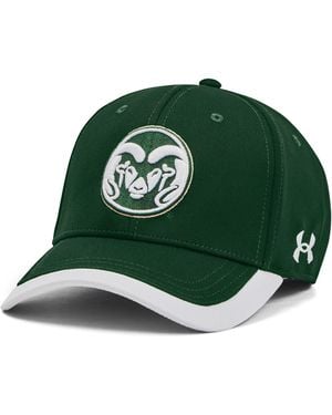 Under Armour Ua Blitzing Collegiate Stretch Fit Hat - Green