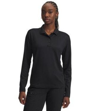 Under Armour Ua Tactical Performance Long Sleeve Polo - Black