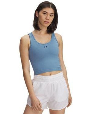 Under Armour Ua Vanish Seamless Tank - Blue