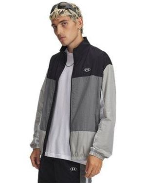 Under Armour Icon Woven Full Zip Track Jacket - Grey
