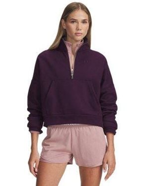 Under Armour Ua Icon Fleece 1⁄2 Zip - Purple