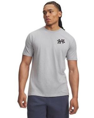 Under Armour Ua Graffiti Short Sleeve - Gray