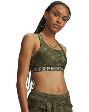 Under Armour Ua Freedom Crossback Sports Bra - Green