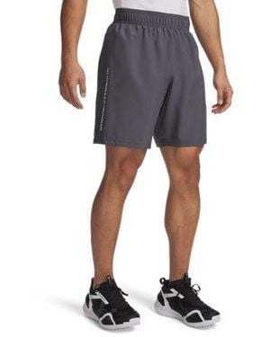 Under Armour Tech Woven Wordmark 8.25" Shorts Castlerock - Black