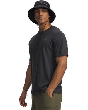 Under Armour Ua Geo Persuit Short Sleeve - Black