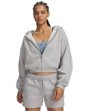 Under Armour Ua Icon Sama Fleece Full Zip - Grey
