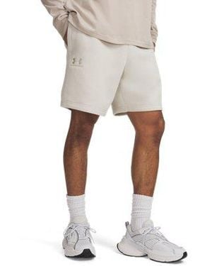 Under Armour Ua Icon Fleece 7.75" Shorts - White