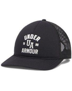 Under Armour Ua Essential Mid Trucker Hat - Black