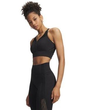 Under Armour Ua Vanish Elite Mesh Zip Tank - Black