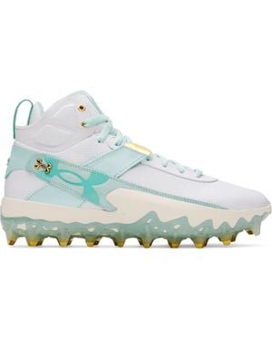 Under Armour Ua Harper 10 Pro Tpu Mid K.o.d. Baseball Cleats - Green