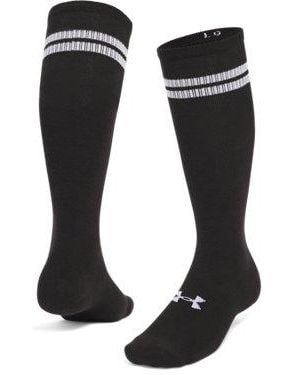 Under Armour Ua Sportstyle Cotton Over-the-calf Socks - Black