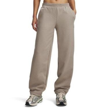 Under Armour Ua Icon Fleece Relaxed Pants - Natural