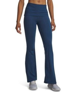 Under Armour Meridian Foldover Rib Flare Leggings Wham Wham - Blue