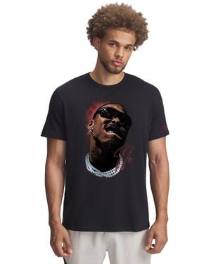 Under Armour Ua Heavyweight Justin Jefferson Fashion Week Short Sleeve - Black