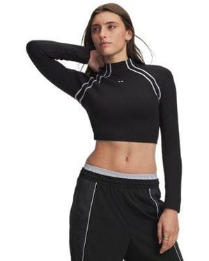 Under Armour Ua Motion Mock Long Sleeve - Black