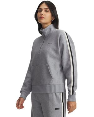 Under Armour Ua Icon Heavyweight Fleece 1⁄2 Zip - Gray
