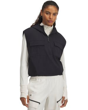 Under Armour Unstoppable Utility Sleeveless Hoodie - Black