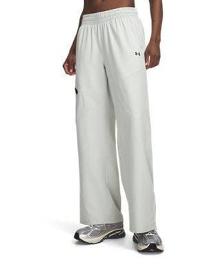 Under Armour Ua Sportswear Woven Wide Leg Pants - Gray