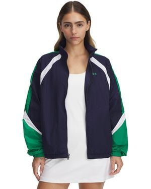 Under Armour Ua Icon Crinkle Track Jacket - Blue
