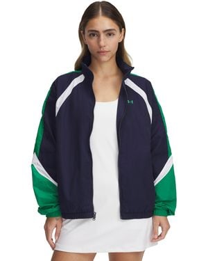 Under Armour Ua Icon Crinkle Track Jacket - Blue