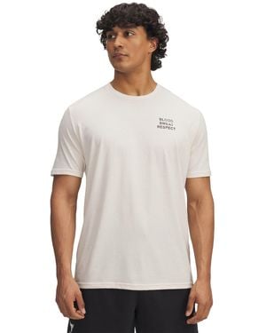 Under Armour Project Rock Short Sleeve - White