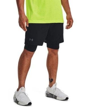 Under Armour Vanish Woven 2-In-1 Shorts Ultimate Venom - Black