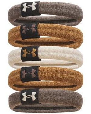 Under Armour Soft Hair Ties 5 Pack, - Multicolor