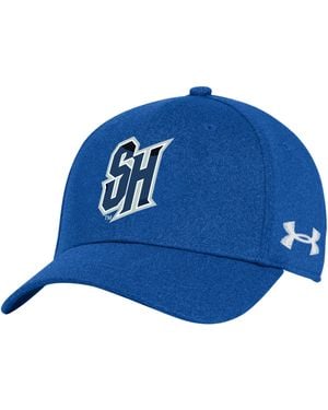 Under Armour Ua Blitzing Collegiate Stretch Fit Hat - Blue